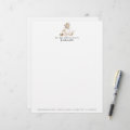 Bakery Pastry Chef Watercolor Letterhead | Zazzle