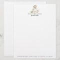 Bakery Pastry Chef Watercolor Letterhead | Zazzle
