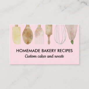 Bakery pastry hand tools cookies cake decoration business card