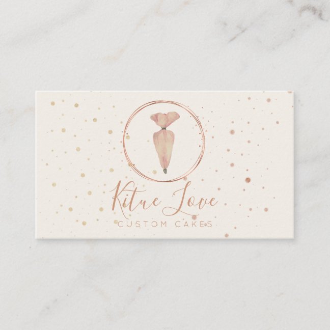 Bakery Pastry Patisserie Chef Cake Maker Business Card