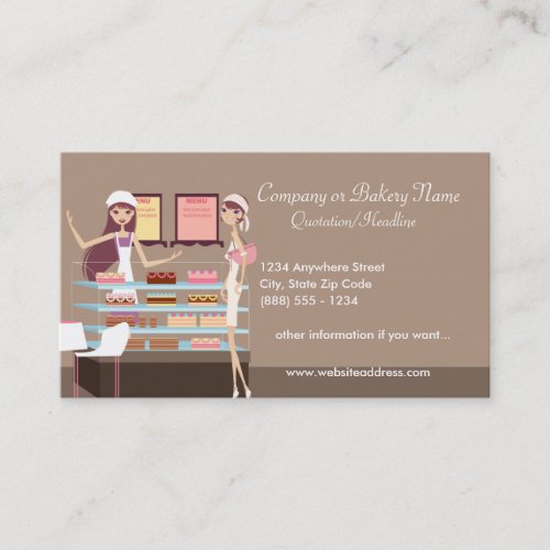 Bakery/Pastry Shop 3 Business Card