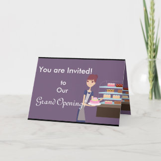 Bakery/Pastry Shop 4 Design Invitation