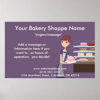 Bakery/Pastry Shop 4 Poster/Print Poster