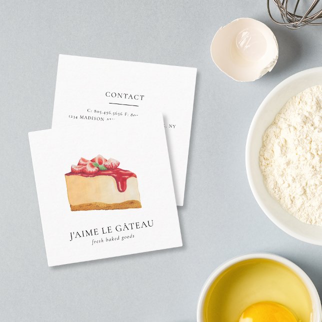 Bakery / Patisserie Business Card (Creator Uploaded)