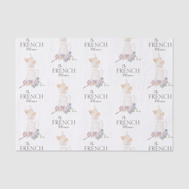 Bakery Patisserie Cafe Business Tissue Paper (Front)