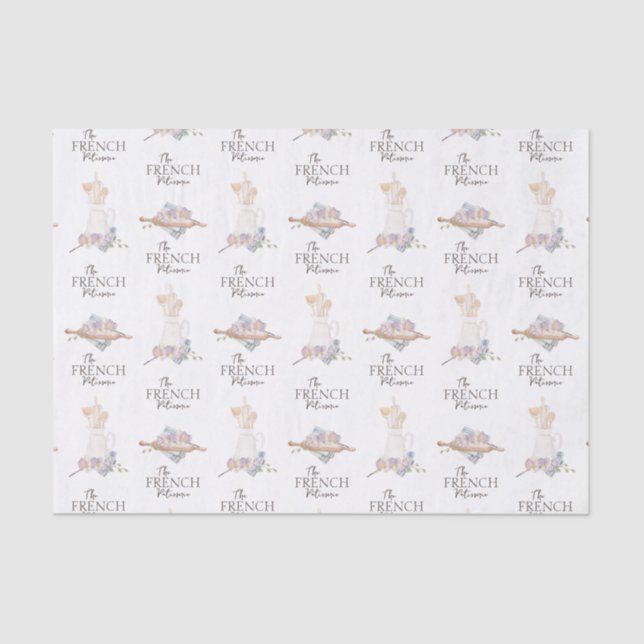 Bakery Patisserie Cafe Business Tissue Paper (Front)