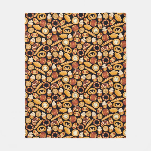 Bakery products fleece blanket (Front)