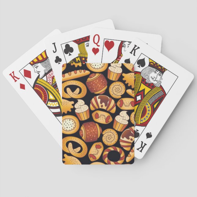 Bakery products poker cards (Back)