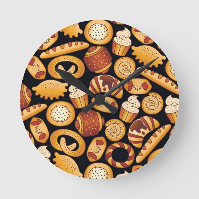 Bakery products round clock (Front)