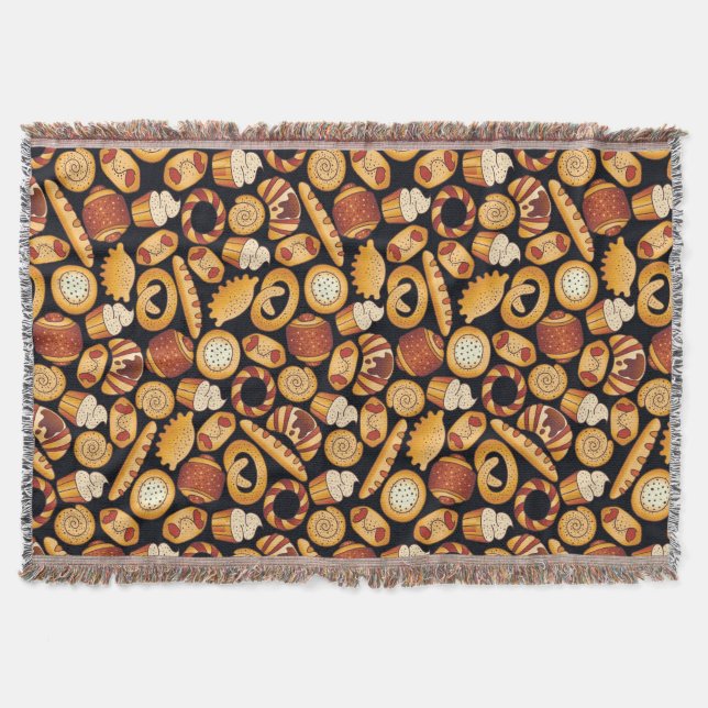 Bakery products throw blanket (Front)