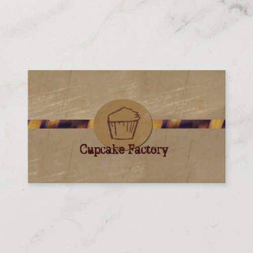 Customizable Bakery professional business card