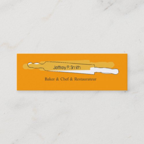 Chefs Rolling Pin Business Card Templates