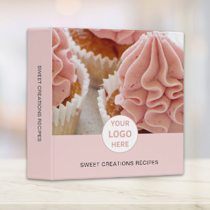 Bakery Recipe Custom Logo 3 Ring Binder