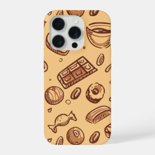 Bakery seamless pattern iPhone 15 pro case
