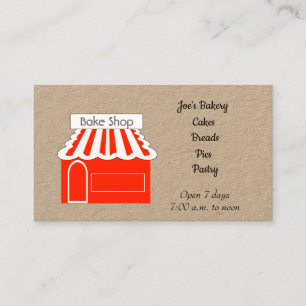 Bakery Shop Business Card