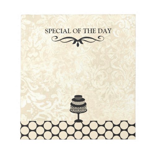 Bakery Special of the Day Tear_Away Page Notepad