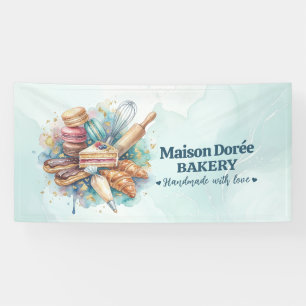 Bakery Store Pastry Chef Dessert Sweets Cake Baker Banner