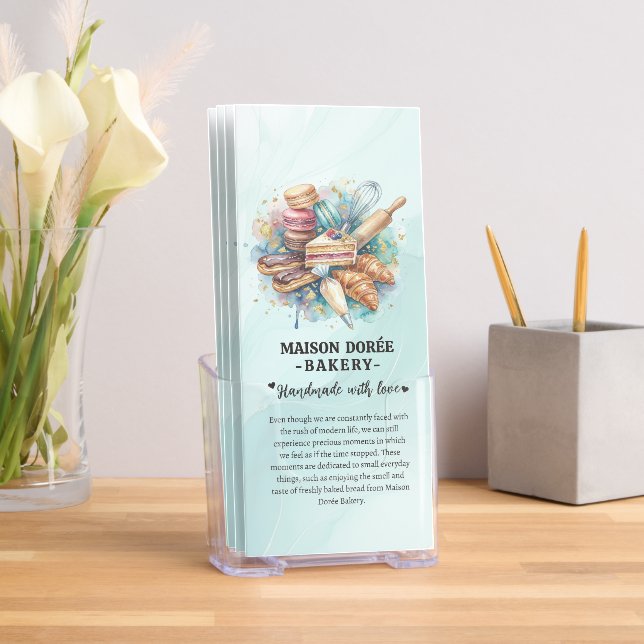 Bakery Store Pastry Chef Dessert Sweets Cake Baker Brochure (Insitu)