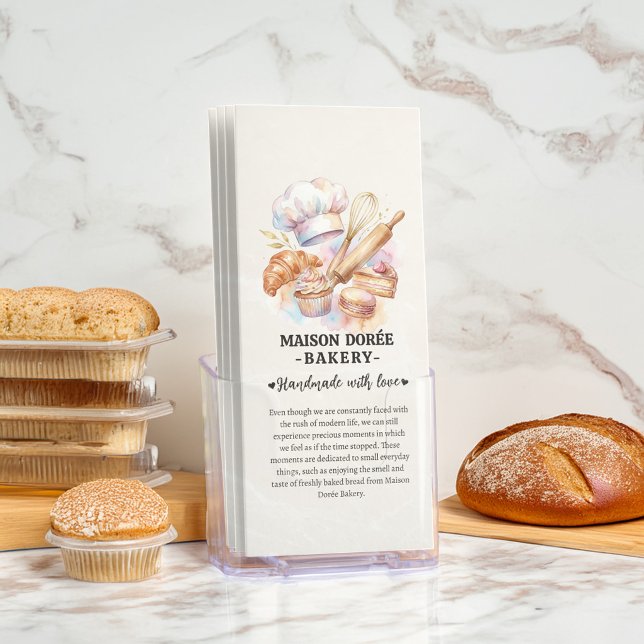 Bakery Store Pastry Chef Dessert Sweets Cake Baker Brochure (Creator Uploaded)