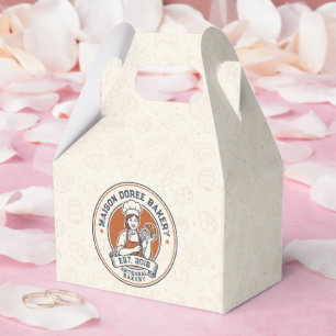 Bakery Store Pastry Chef Dessert Sweets Cake Baker Favor Boxes