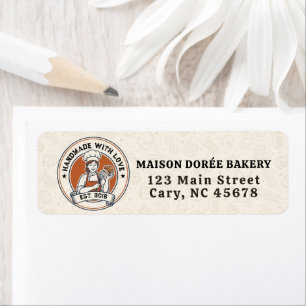 Bakery Store Pastry Chef Dessert Sweets Cake Baker Label