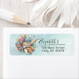 Bakery Store Pastry Chef Dessert Sweets Cake Baker Label