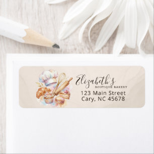 Bakery Store Pastry Chef Dessert Sweets Cake Baker Label