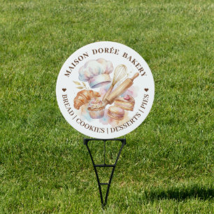 Bakery Store Pastry Chef Dessert Sweets Cake Baker Sign