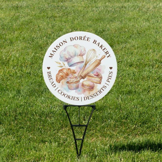 Bakery Store Pastry Chef Dessert Sweets Cake Baker Sign (Insitu)