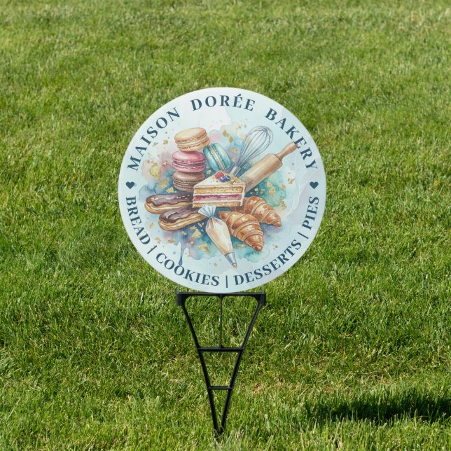 Bakery Store Pastry Chef Dessert Sweets Cake Baker Sign (Insitu)