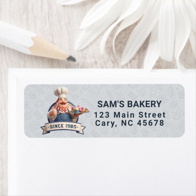 Bakery Store Pastry Chef Desserts Sweets Cake Shop Label (Insitu)