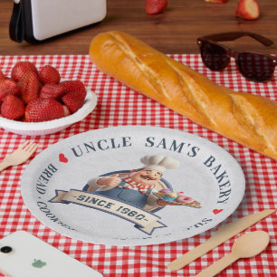 Bakery Store Pastry Chef Desserts Sweets Cake Shop Paper Plates