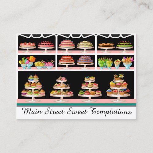 Bakery  Sweet Shop  Ice Cream Business Card