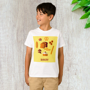 Bakery Themed Bread Pastries and Sweets T-Shirt