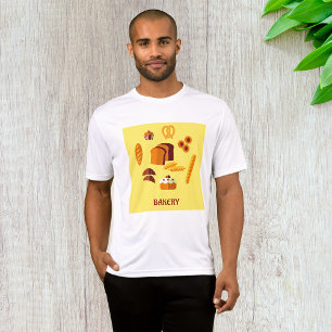 Bakery Themed Bread Pastries and Sweets T-Shirt