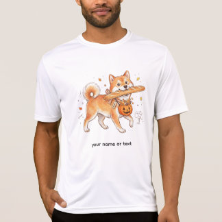 Bakery Thief Shiba Inu - Cute Dog carrying French  T-Shirt