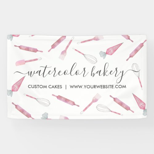 Bakery Utensils Homemade Chef Banner