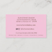 Bakery Window   Business Card (Back)