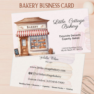 Bakery Window Business Card