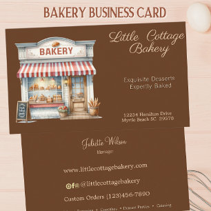 Bakery Window Business Card