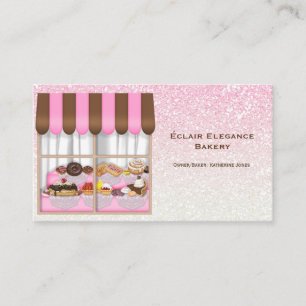 Bakery Window Pastry Business Cards