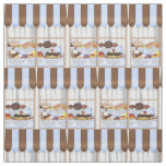 Bakery Window Pima cotton fabric