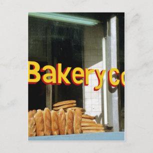 Bakery Window Postcard