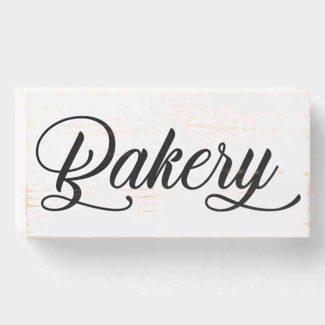 Bakery Wooden Sign (Front Horizontal)