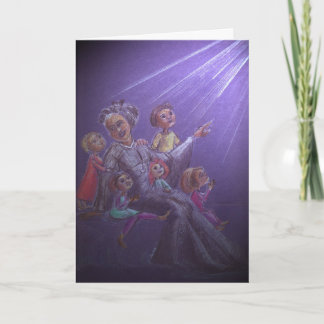 Bakhita and children holiday card