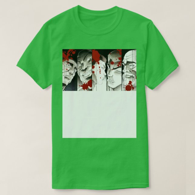 Baki 2018 Villains T-Shirt (Design Front)