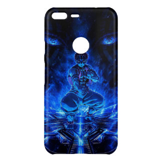 Baki Anime Phone Case – Blue Flame Warrior Google