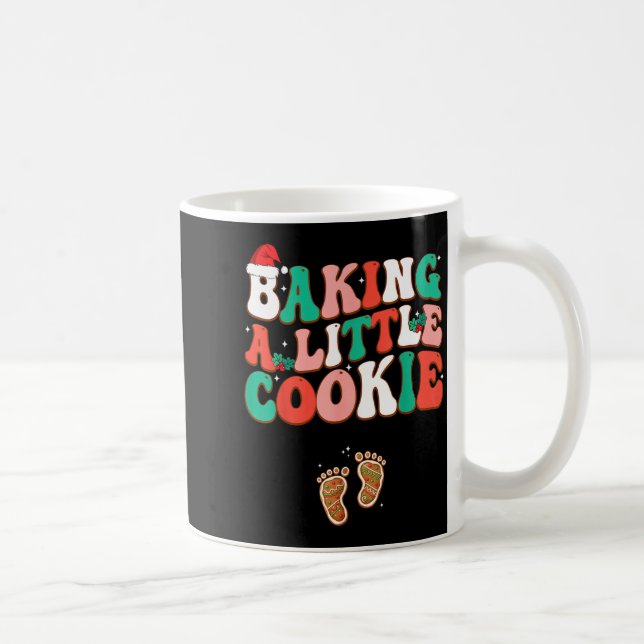 Baking A Little Cookie Cute Christmas Pregnancy An Coffee Mug (Right)