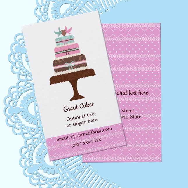 Baking and Cake Catering Business Card (Creator Uploaded)