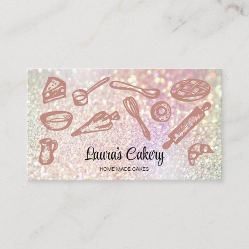 Baking and Cooking Utensil Bakery Business Card